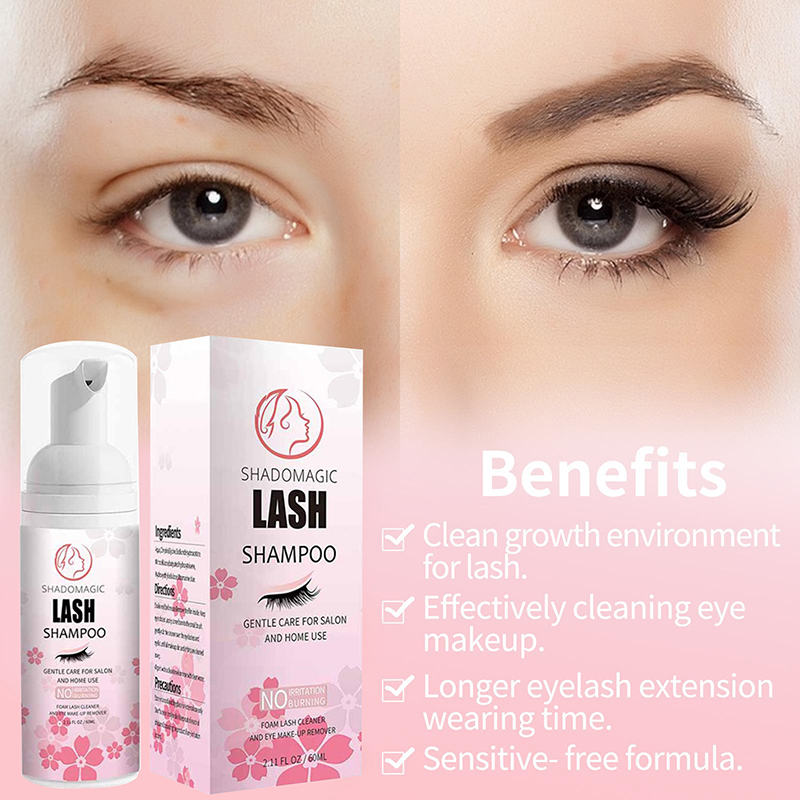 Eyelash Extension Cleaning - 【A】60ML Fast Cleaning Lash Shampoo For