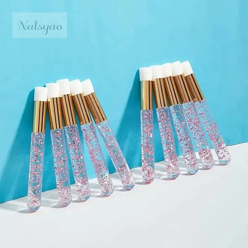 Eyelash Extension Cleaning - 10pcs Crystal Eyelash Extension Cleanser Brushes