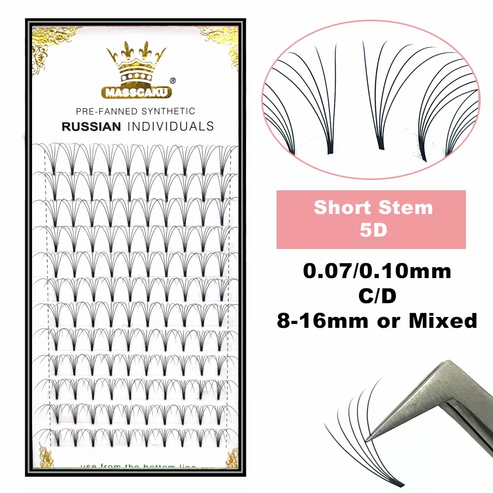 MASSCAKU Premade Russian Volum - Individual Lash Tray ulasan dan harga