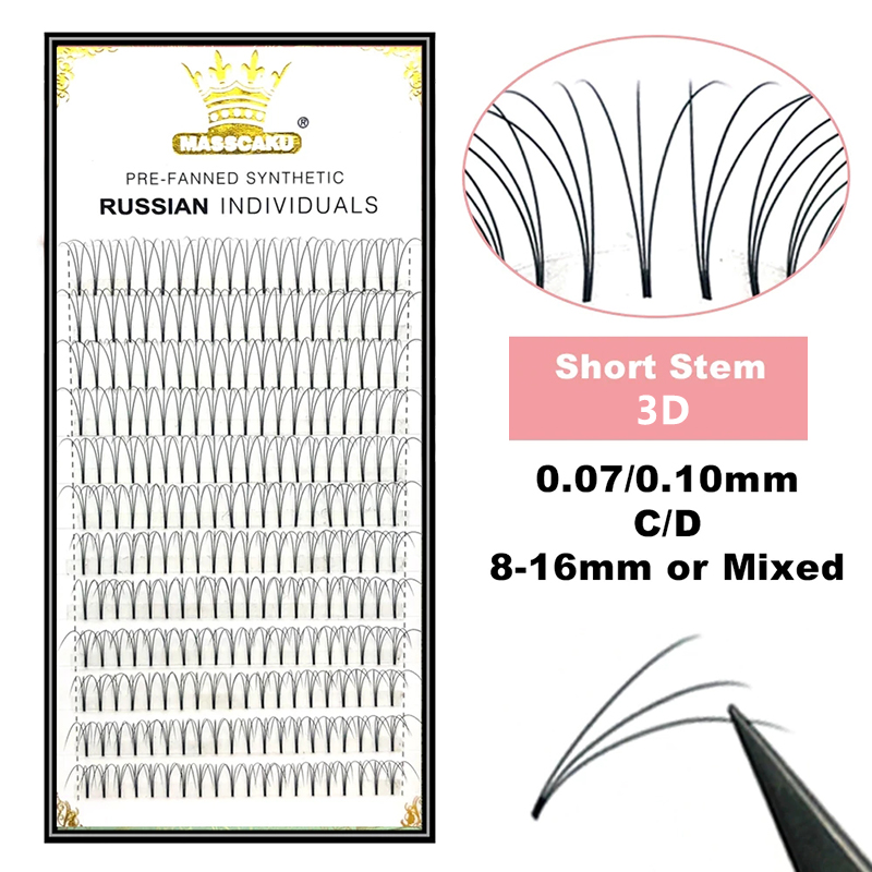 MASSCAKU Premade Russian Volum - Individual Lash Tray ulasan dan harga