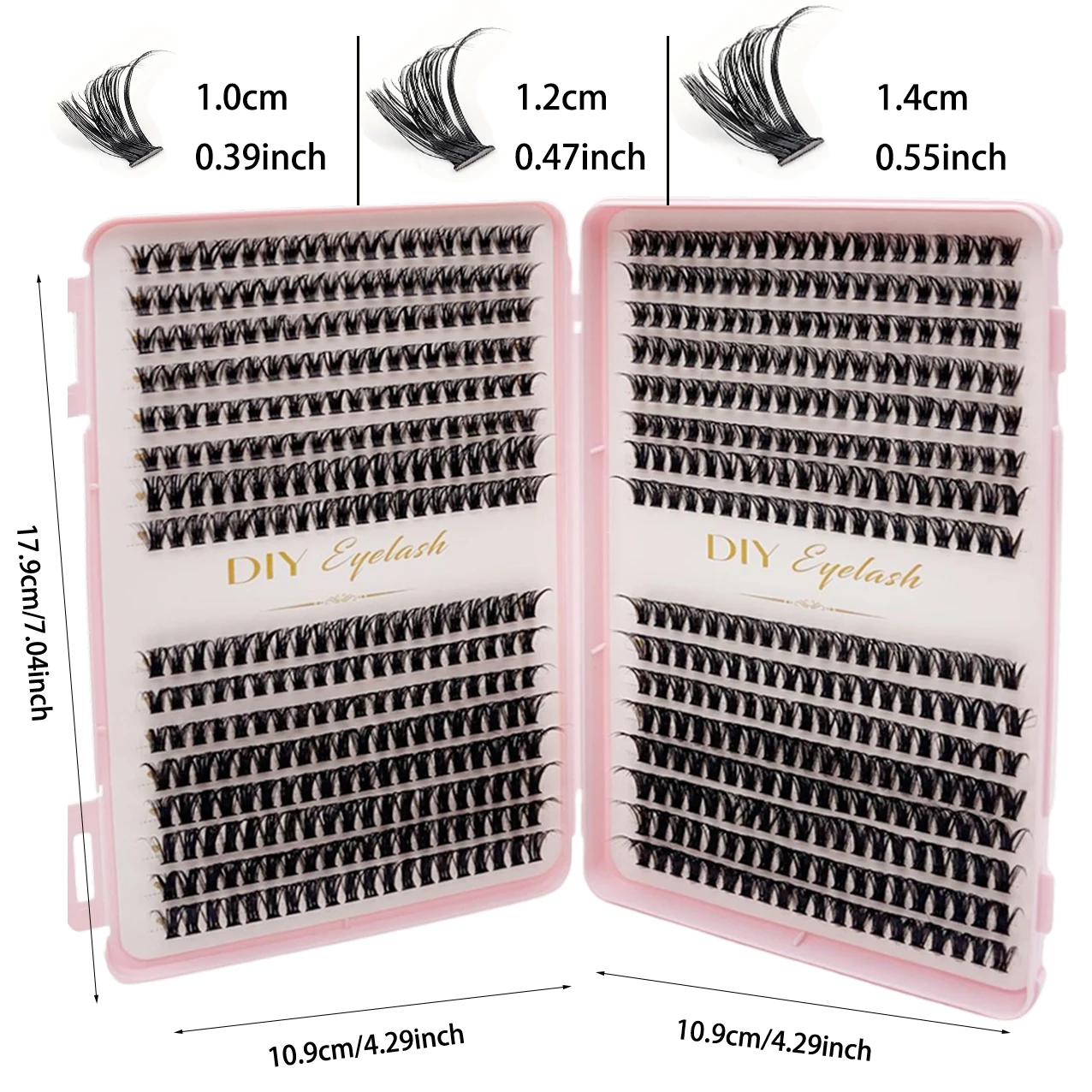 640pcs DIY Personal Lashes 40P - Eyelash Extension Wispy Look ulasan dan harga
