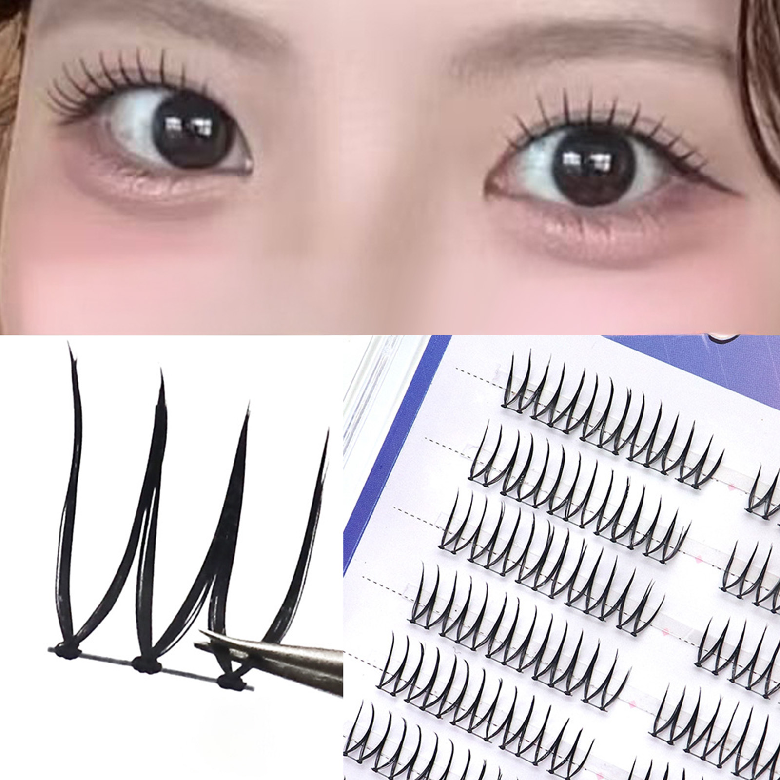 Korean Idol Style False Eyelas - Eyelash Extension Korean ulasan dan harga