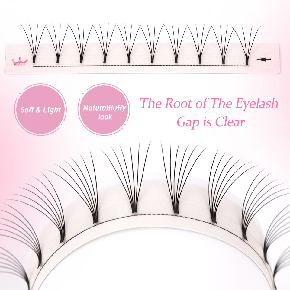 AGUUD Soft Natural Premade Vol - Eyelash Extension For Asian Eyes ulasan dan harga