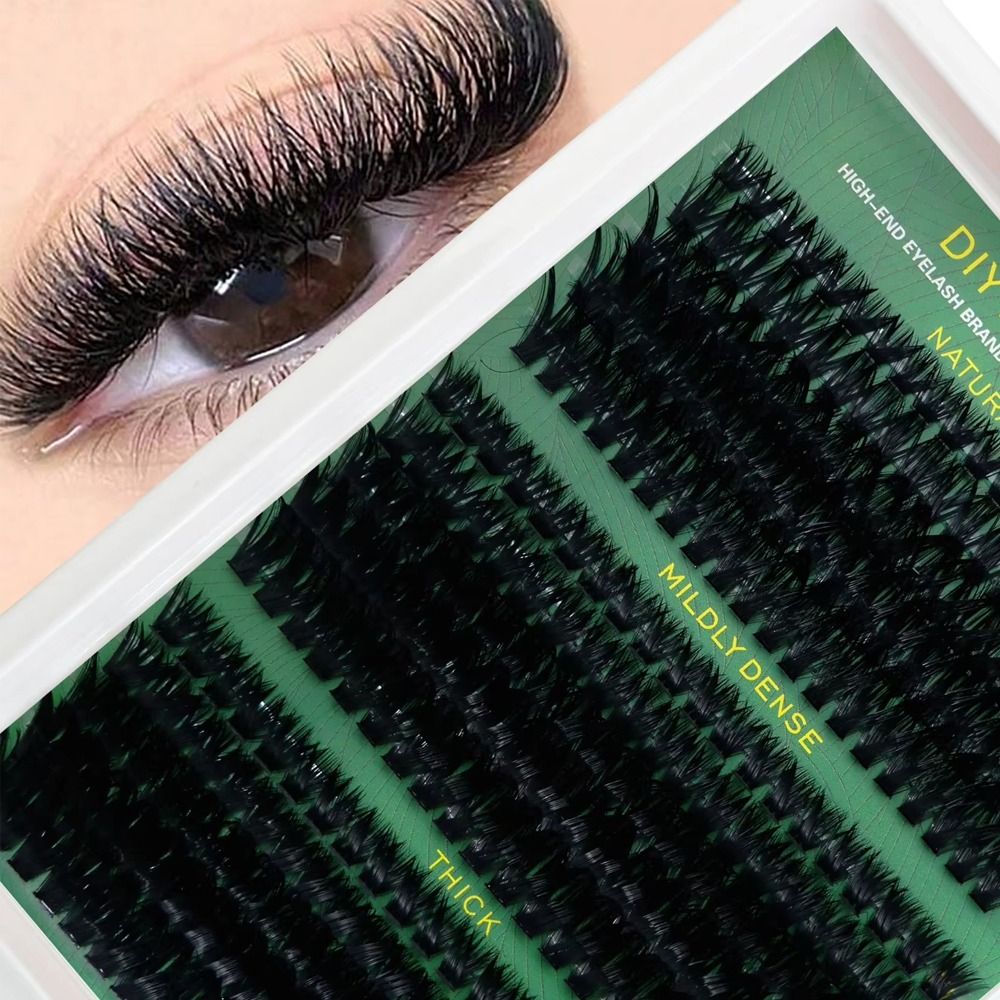 Natural Look False Eyelashes B - Eyelash Extension Wispy Look ulasan dan harga