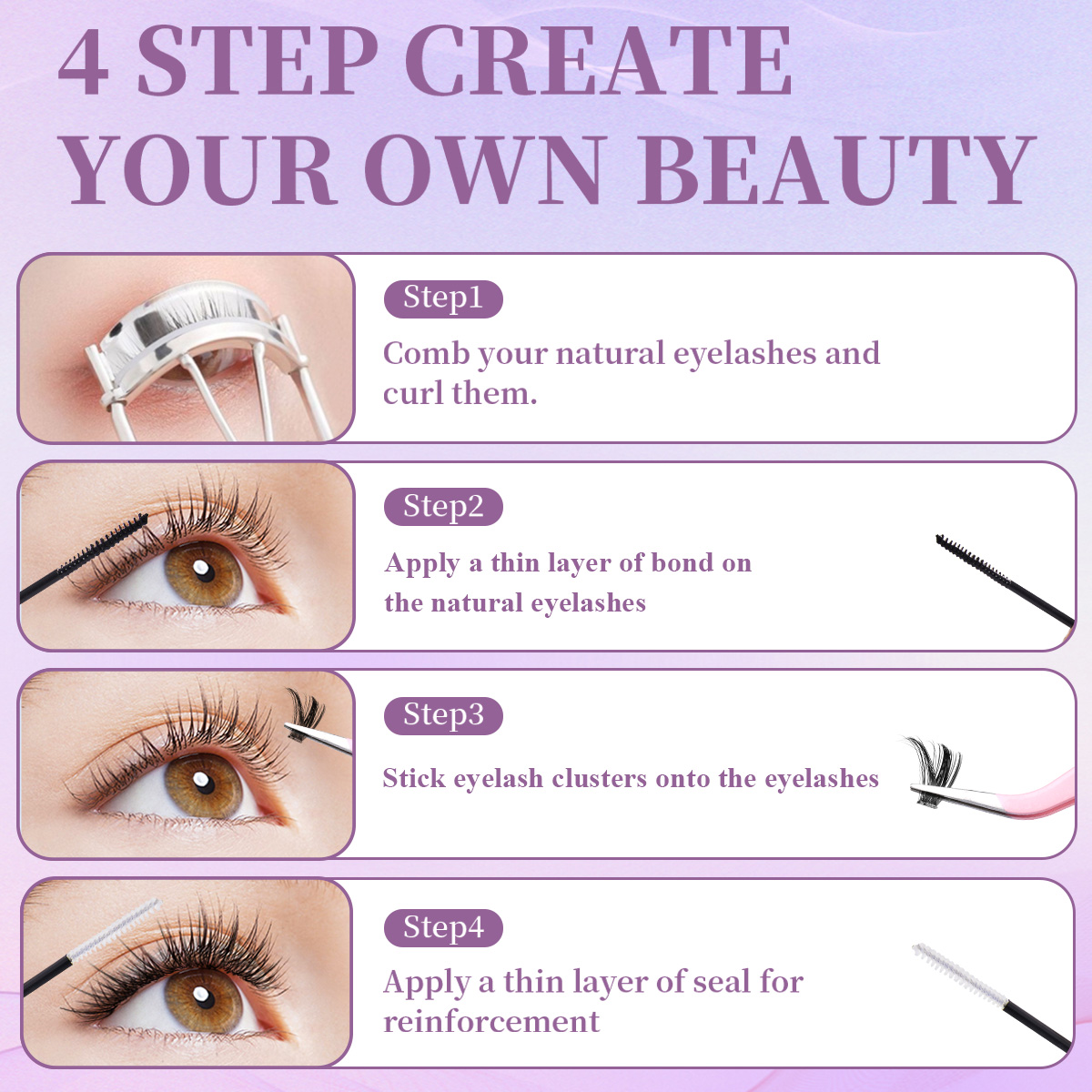 Individual False Eyelashes Mix - Eyelash Extension For Asian Eyes ulasan dan harga