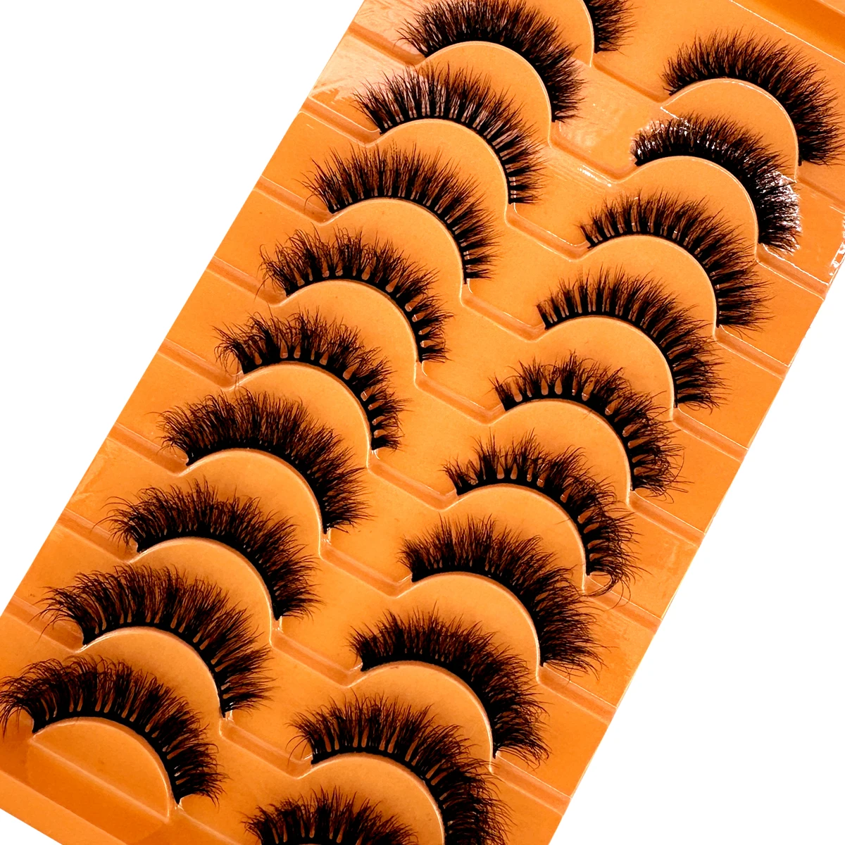 10 Pairs  Faux Mink Mix Lashes - Eyelash Extension Wispy Look ulasan dan harga
