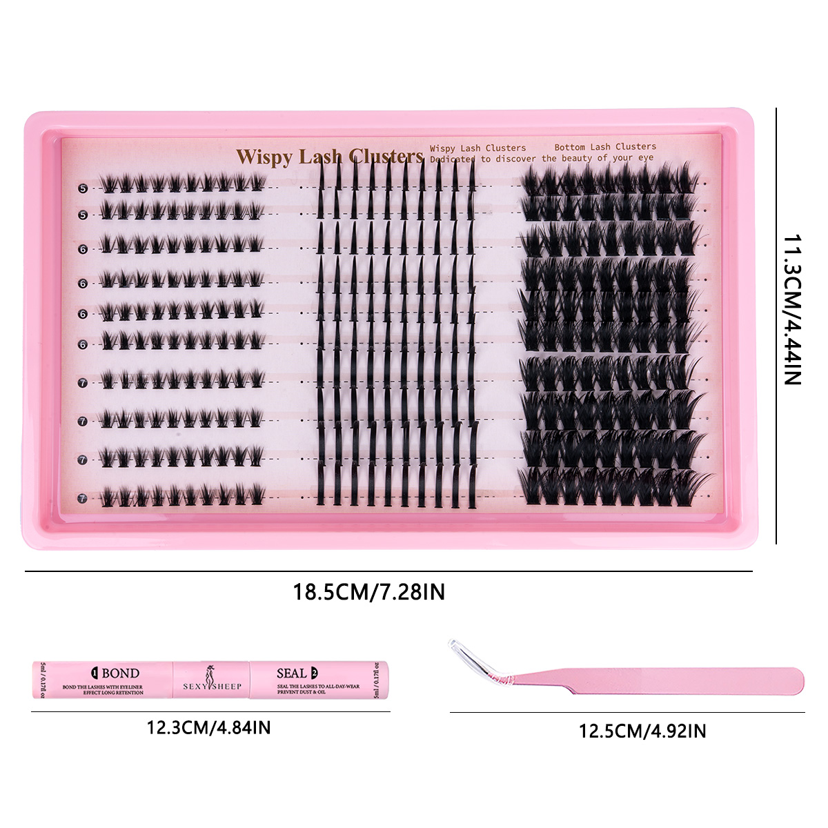 Lash Clusters Kit Wispy Eyelas - Eyelash Extension For Asian Eyes ulasan dan harga