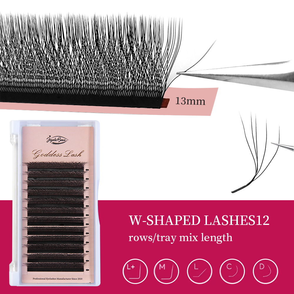 Goddess W3D 4D 5D M Curl Eyela - Individual Lash Tray ulasan dan harga