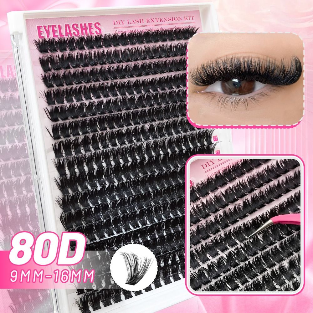Natural Look False Eyelashes W - Eyelash Extension Wispy Look ulasan dan harga