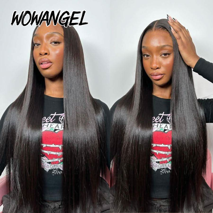 WOWANGEL Straight Lace Front W - Eyelash Extension Natural Look ulasan dan harga