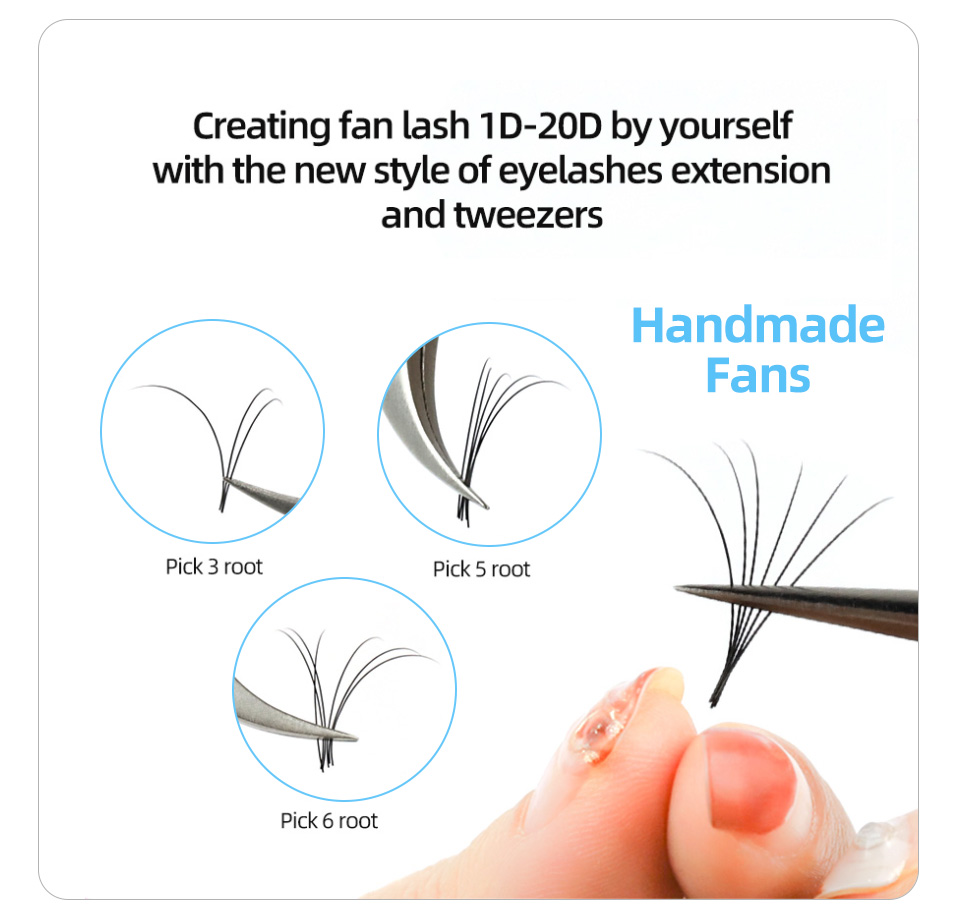 AGUUD 16 Rows Long 16-20mm Eye - Eyelash Extension For Asian Eyes ulasan dan harga