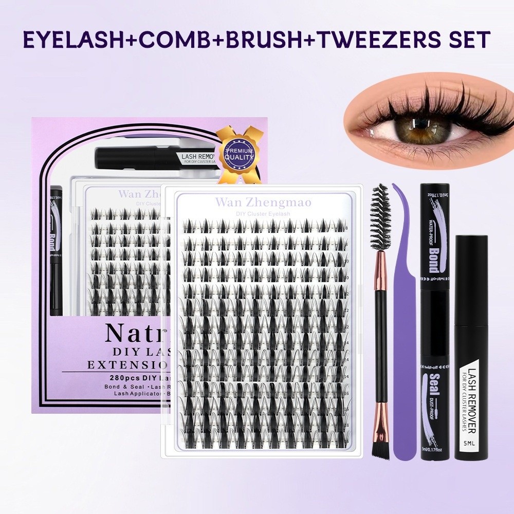 8-18mm Length False Eyelashes  - Eyelash Extension Wispy Look ulasan dan harga