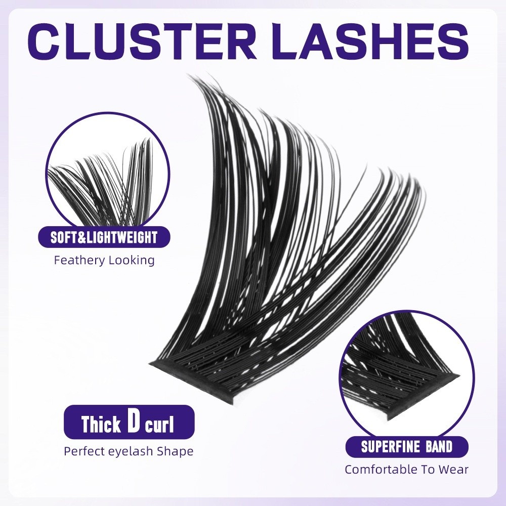 8-18mm Length False Eyelashes  - Eyelash Extension Wispy Look ulasan dan harga