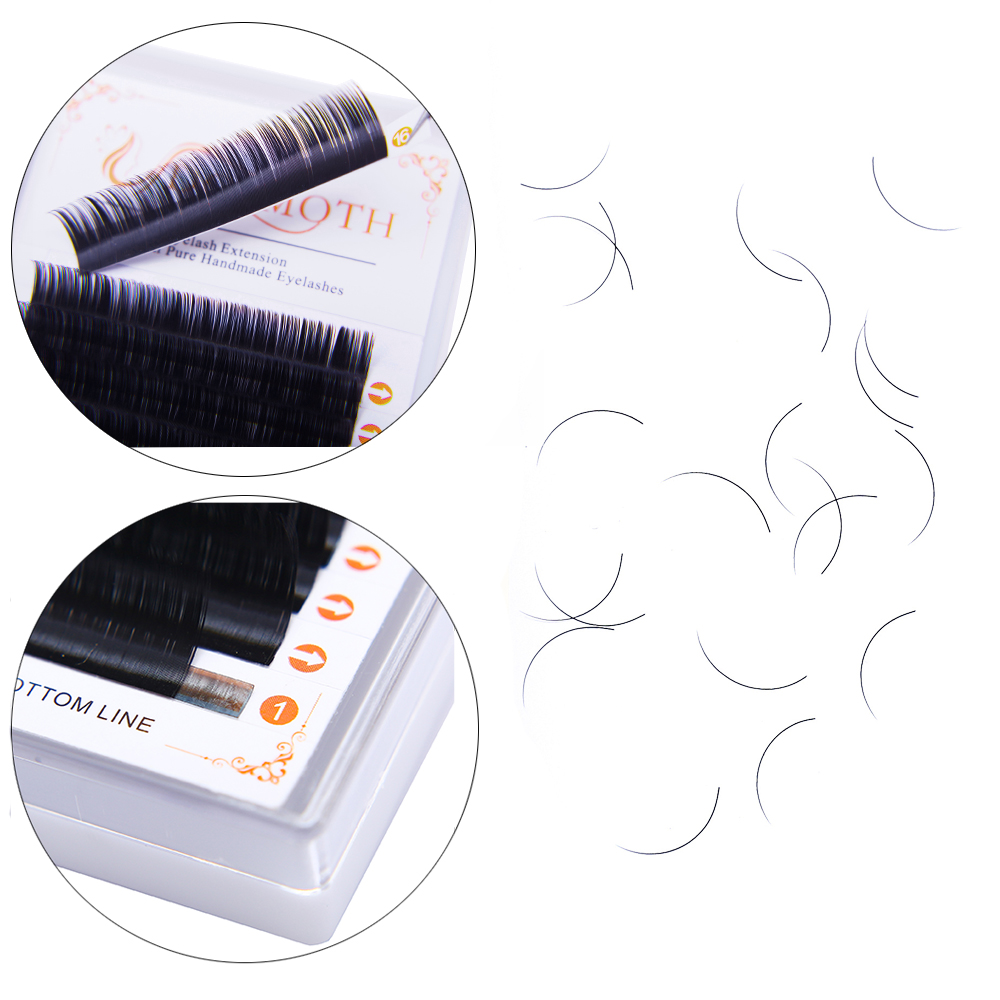 DOSMOTH 10 boxes 16rows 7-16mm - Eyelash Extension For Asian Eyes ulasan dan harga