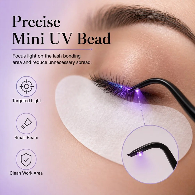 Mini UV Lash Lamp Tweezers 2‑S - Eyelash Extension Led ulasan dan harga