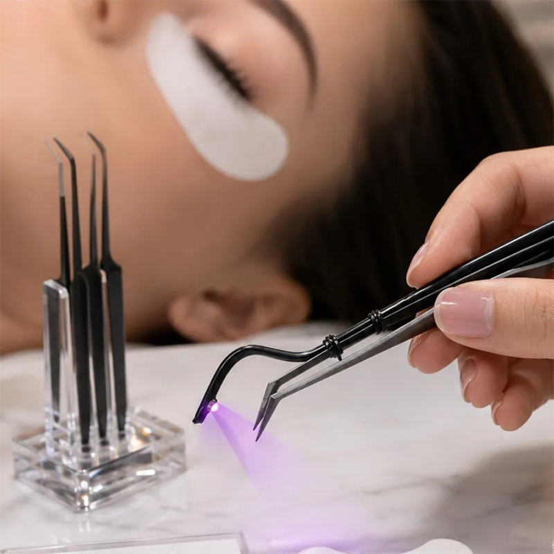 Mini UV Lash Lamp Tweezers 2‑S - Eyelash Extension Led ulasan dan harga