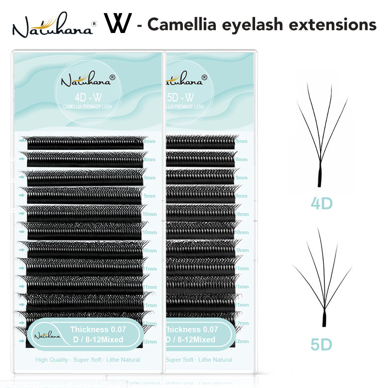 NATUHANA Camellia W Lashes 3D  - Individual Lash Tray ulasan dan harga