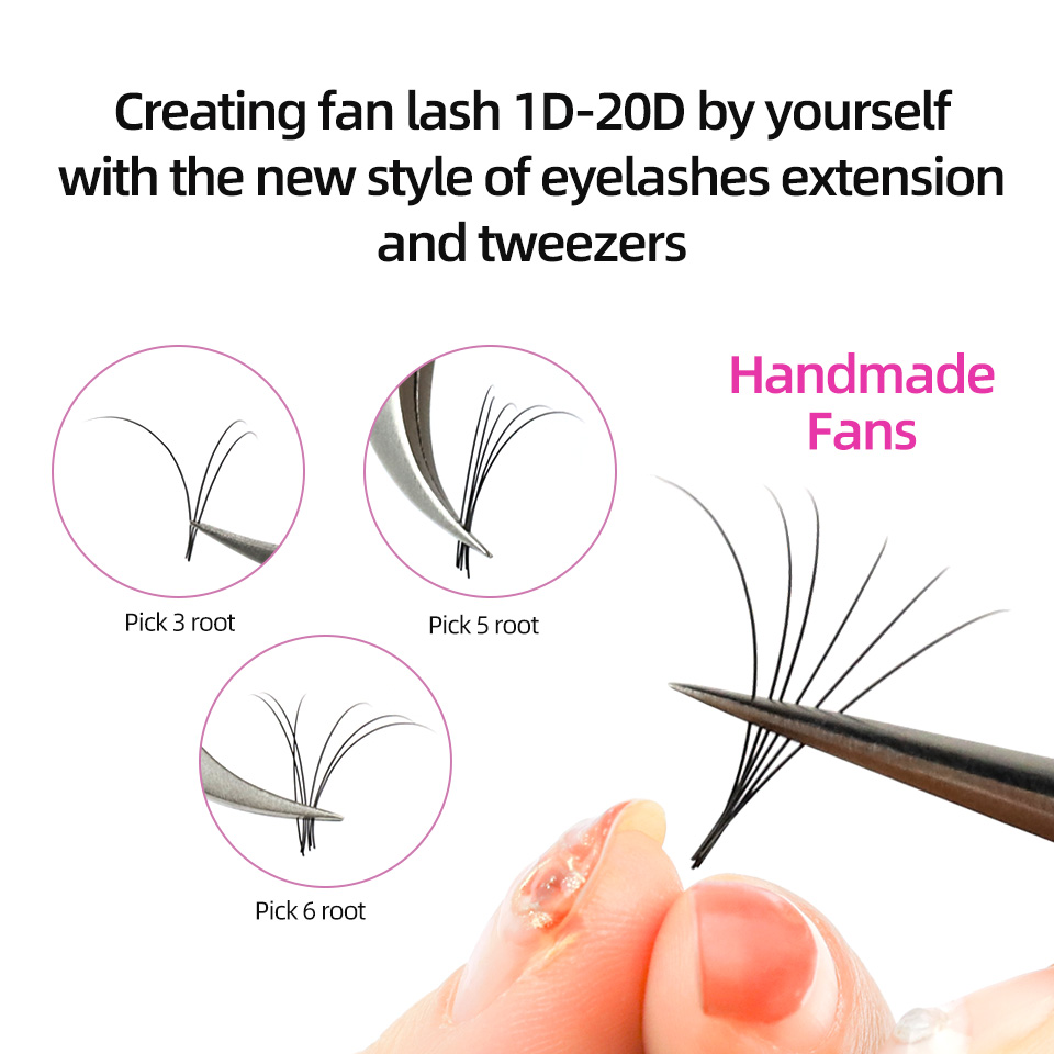 RUJADE 5 Cases/Lot False Eyela - Individual Lash Tray ulasan dan harga