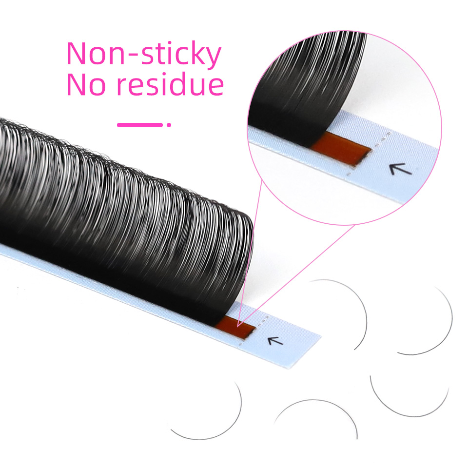 RUJADE 5 Cases/Lot False Eyela - Individual Lash Tray ulasan dan harga